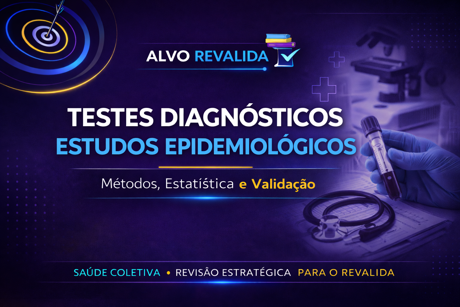 Testes Diagnósticos – Estudos Epidemiológicos